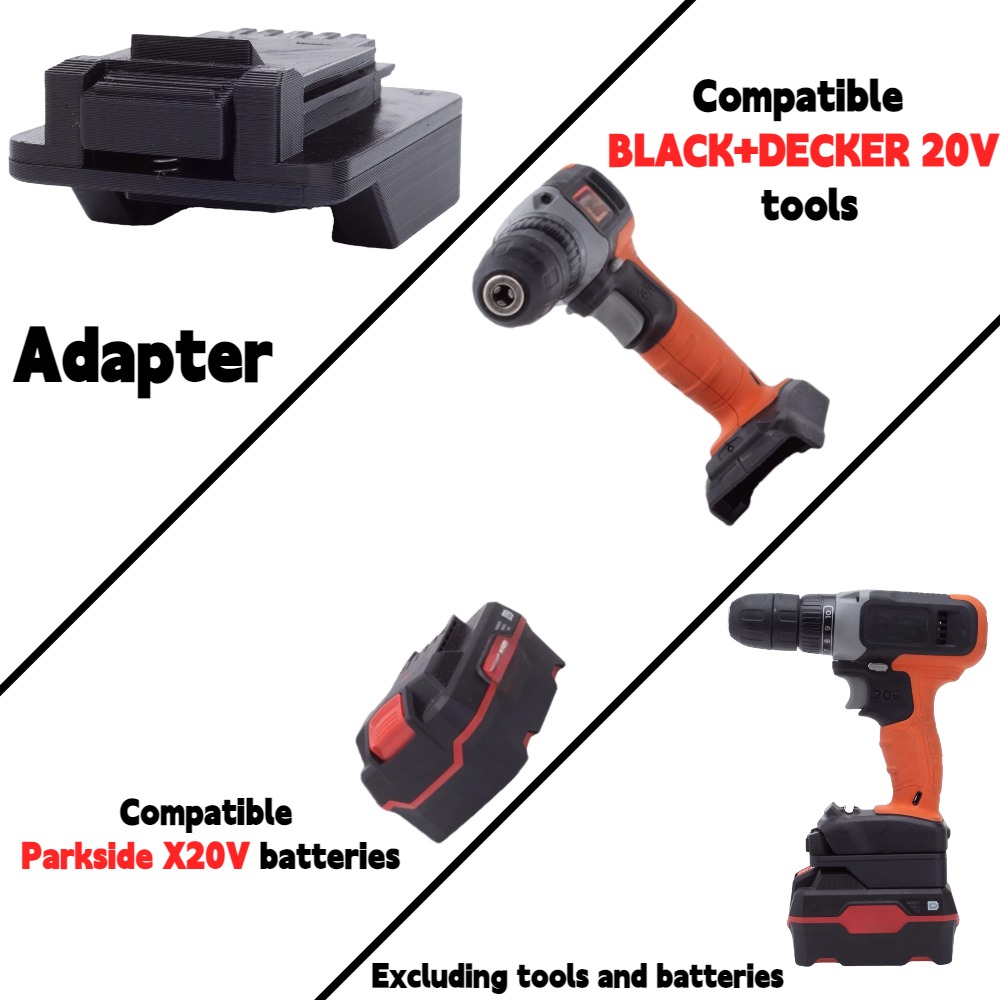 Black+Decker Tool Cordless - Per Parkside X20V TEAM Batteria agli