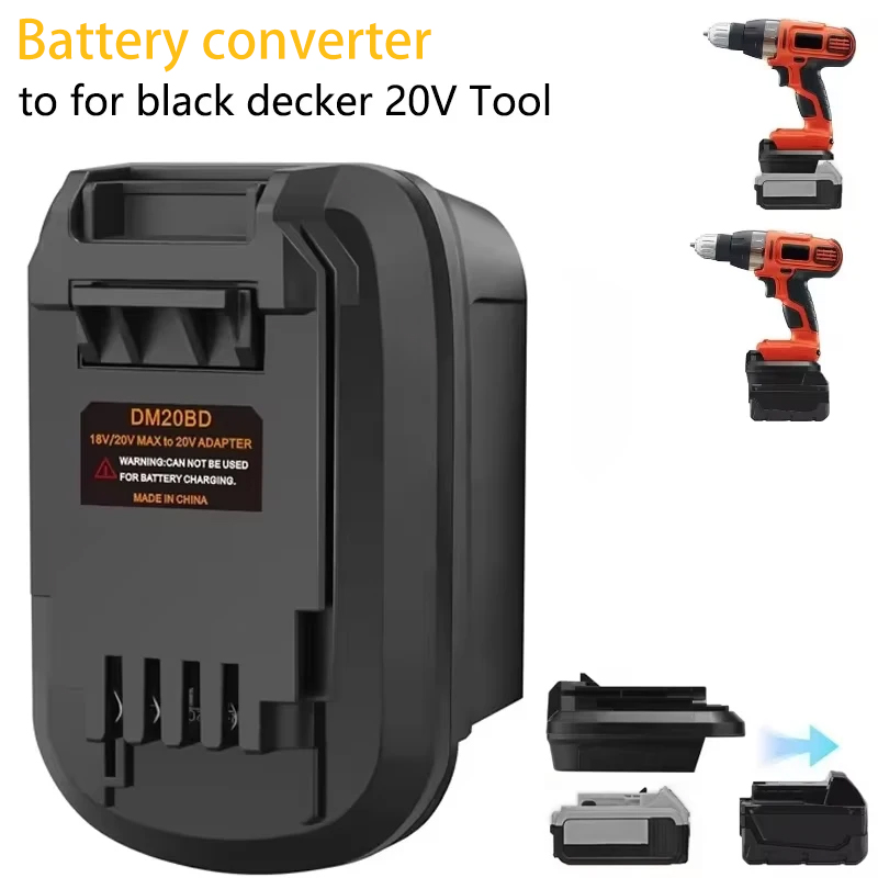 Black+Decker Tool Cordless - Adattatore per utensili Black Decker per
