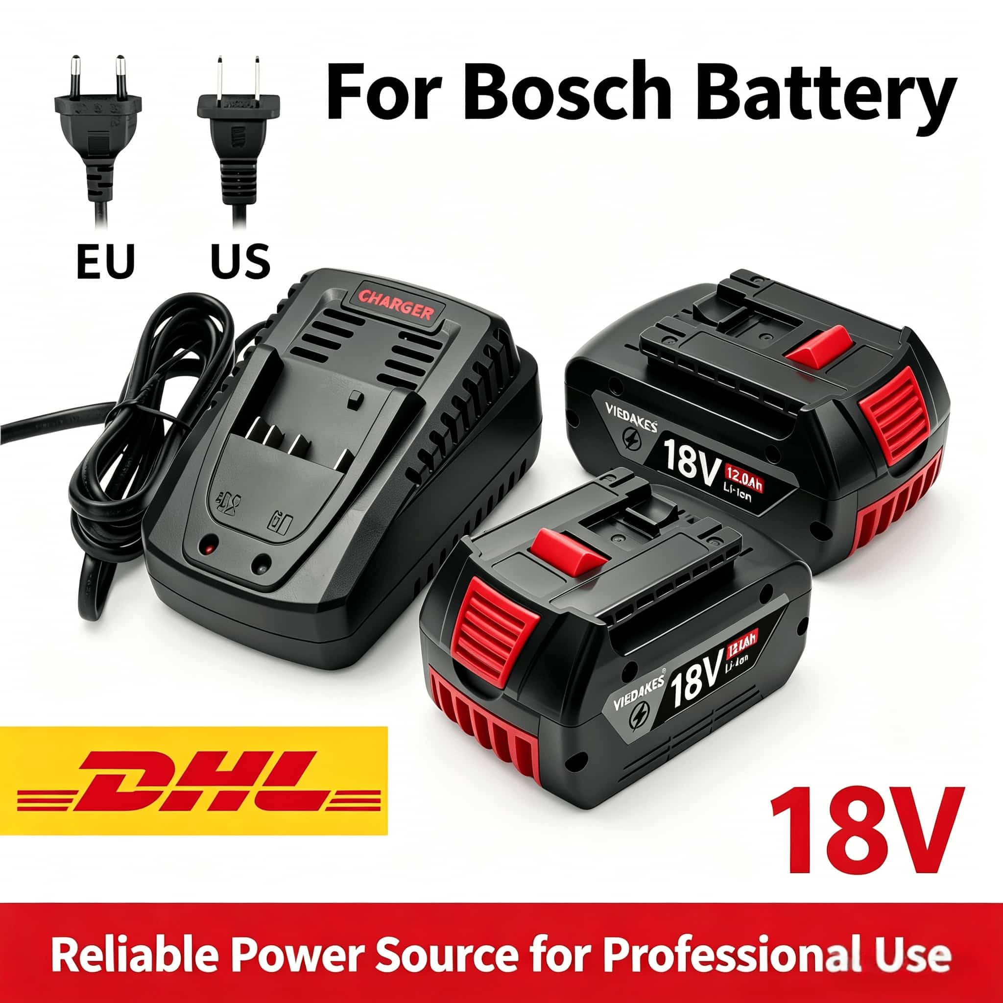 Bosch Drill Gsb 18V - Batteria di ricambio Bosch BAT618 18V