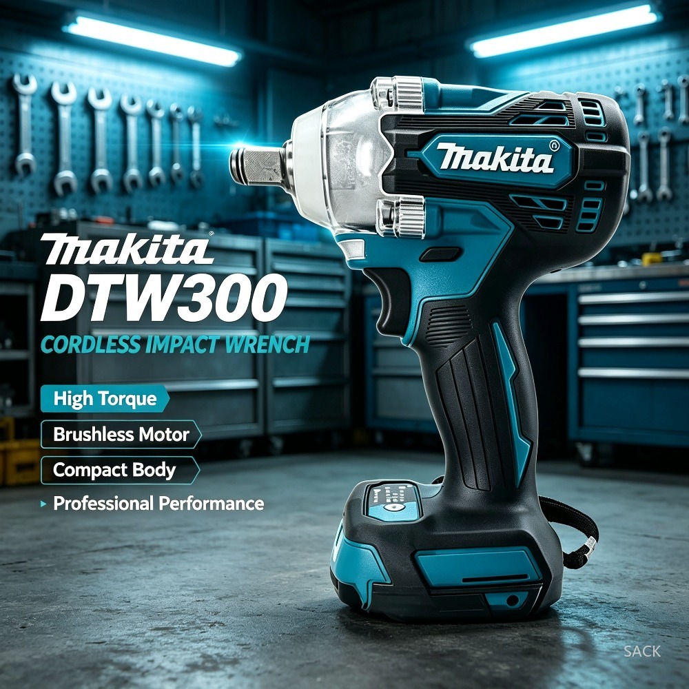 Makita Drill Dtw300 - Makita DTW300 Avvitatore a Impulsi Senza
