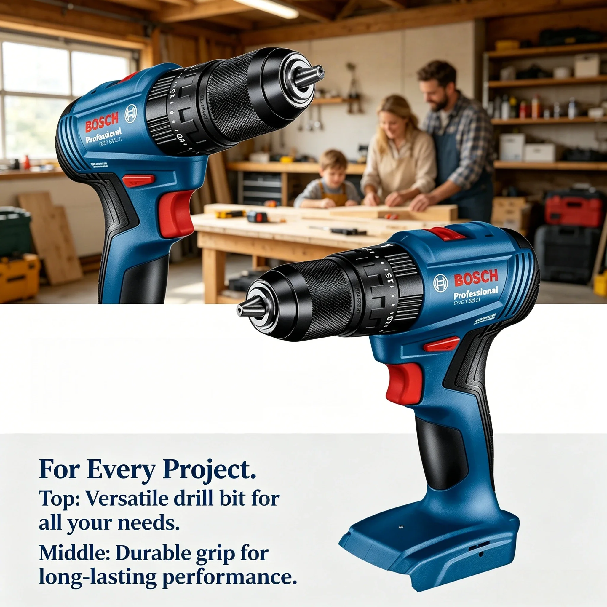 Bosch Drill Gsb 18V - Trapano avvitatore a percussione senza fili