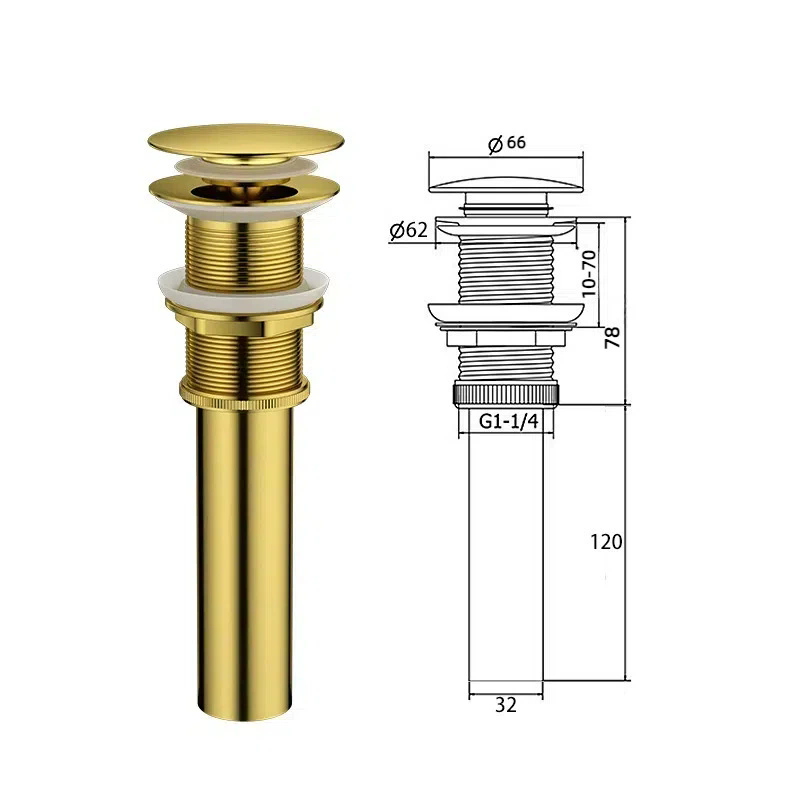 Drain Pipe Clip - Tappo di Scarico a Pressione per