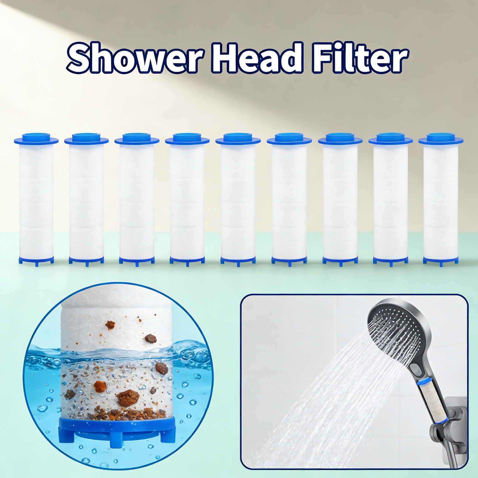 Shower Valve Cartridge - Cartuccia filtrante di ricambio per doccia