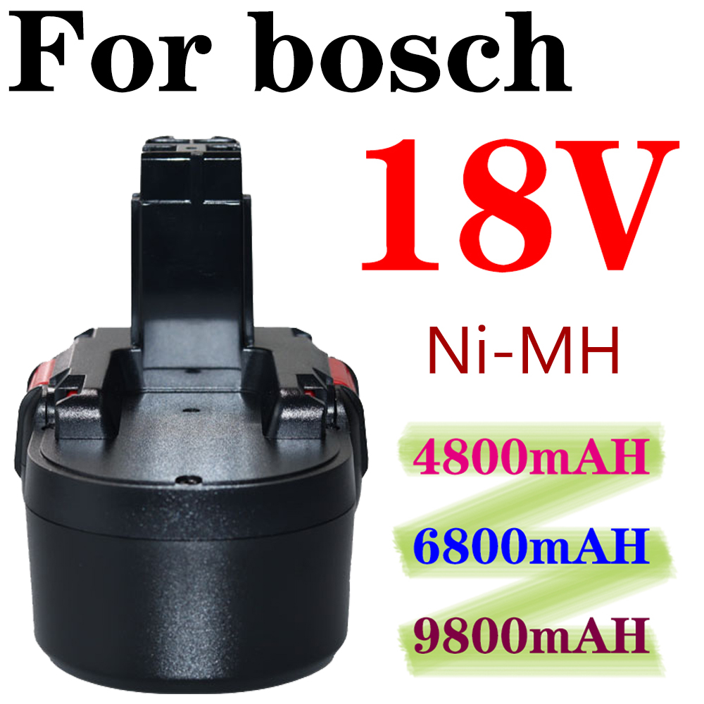 Bosch Drill Gsb 18V - Batteria Ricaricabile Ni-MH 18V 4.8/6.8/9.8Ah BAT025