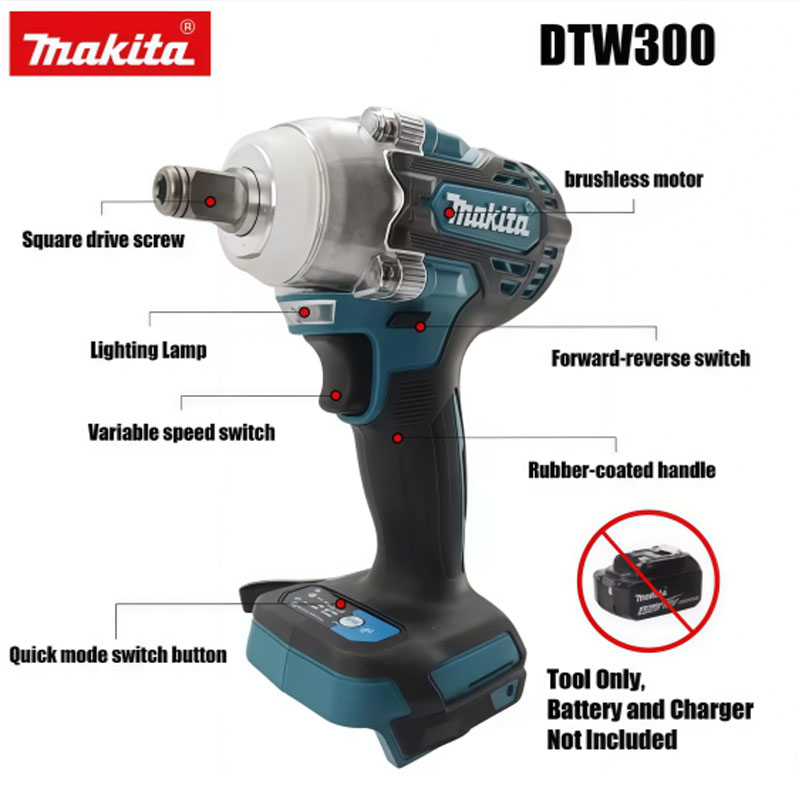 Makita DTW300 18V Chiave a Imp - Makita Drill Dtw300 recensione e prezzo