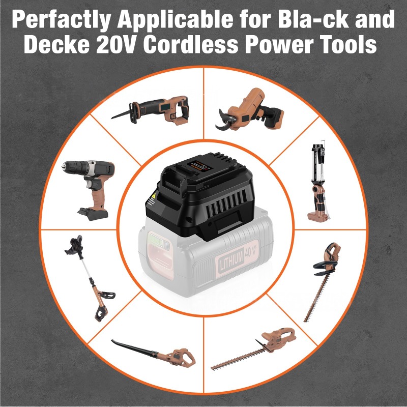 Adattatore batteria per utensi - Black+Decker Tool Cordless recensione e prezzo