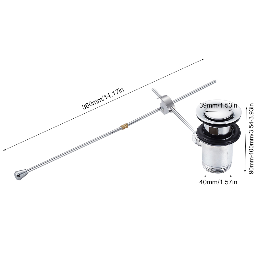 Leva di scarico Pop-Up tappo p - Drain Pipe Clip recensione e prezzo