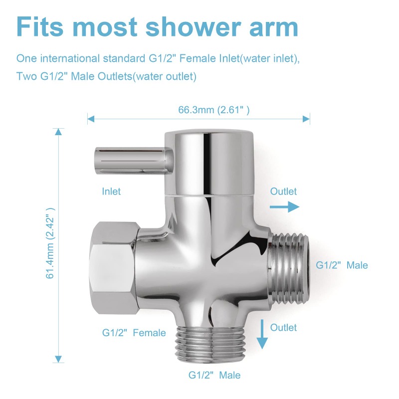 Valvola deviatrice per soffion - Shower Valve Cartridge recensione e prezzo