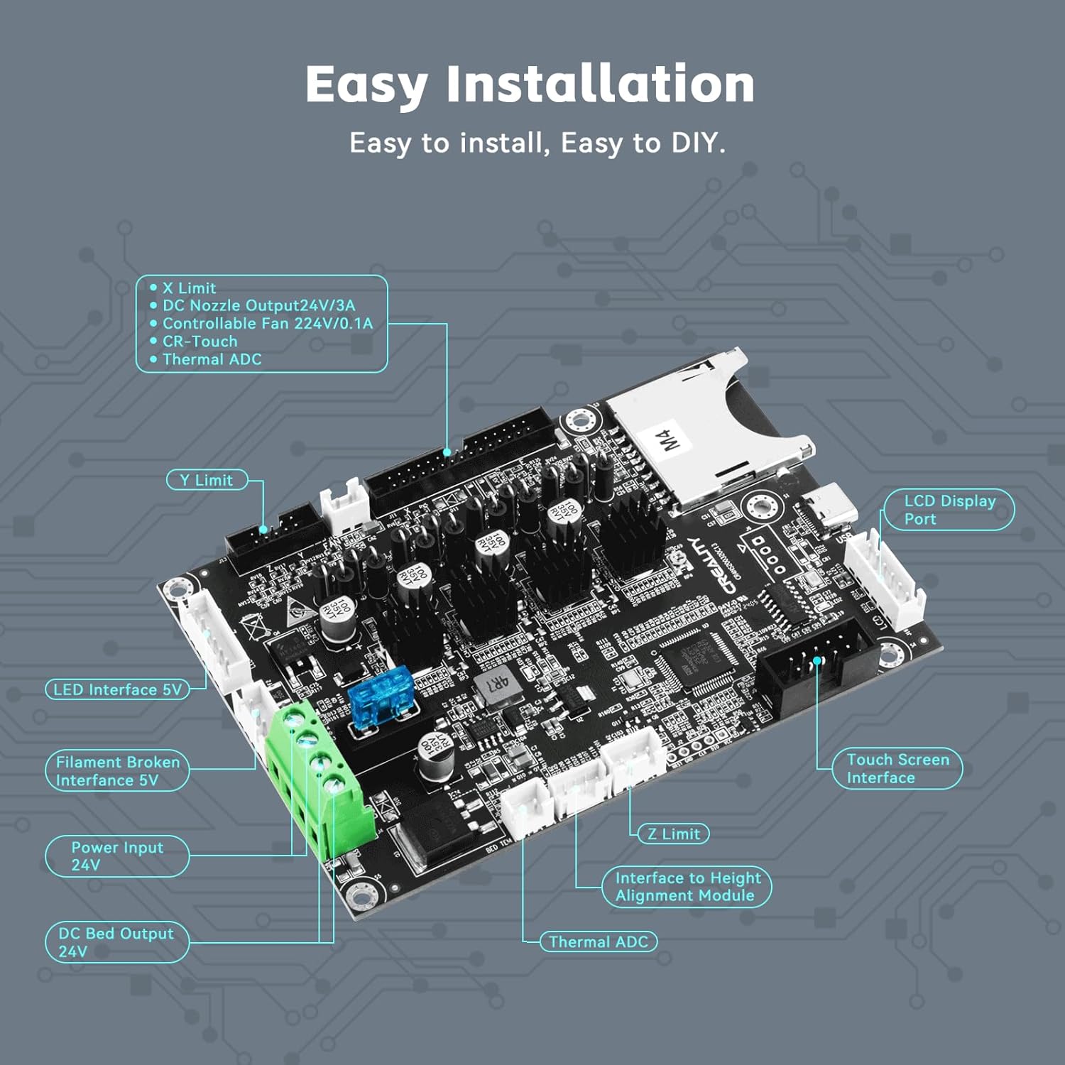 CREALITY Ender 3 V3 SE Scheda  - Creality Printer Ender 3 V3 recensione e prezzo