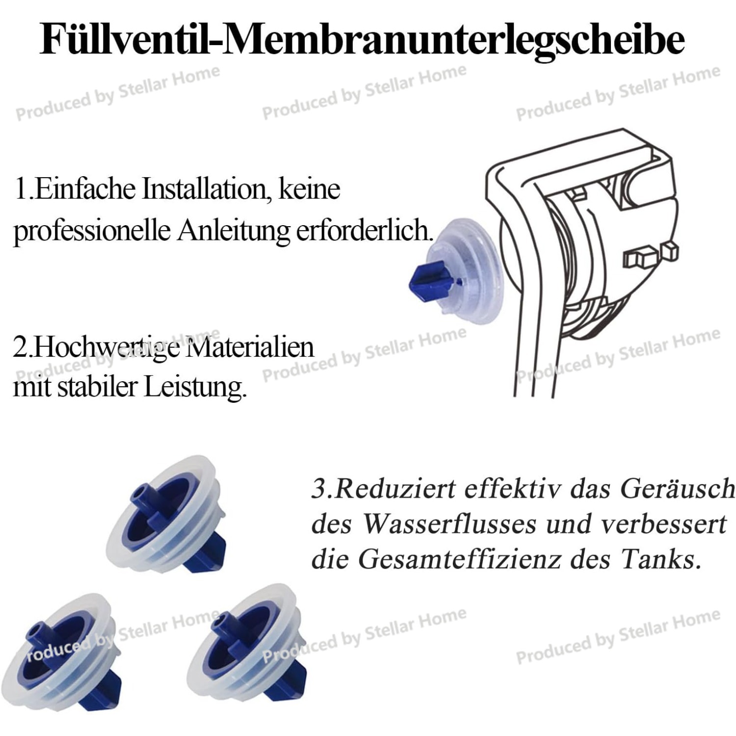 Sostituzione membrana valvola  - Toilet Fill Valve recensione e prezzo