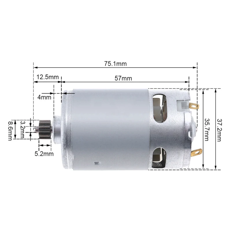 Motore DC RS550 12/13 Denti 9, - Bosch Drill Gsb 18V recensione e prezzo